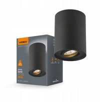 Oprawa lampa sufitowa punktowa czarna Videx 30W GU10