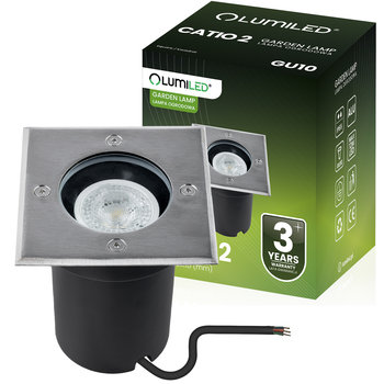 Oprawa Najazdowa Lampa Dogruntowa Wpuszczana GU10 IP67 IK09 Kwadrat CATIO 2 LUMILED - LUMILED