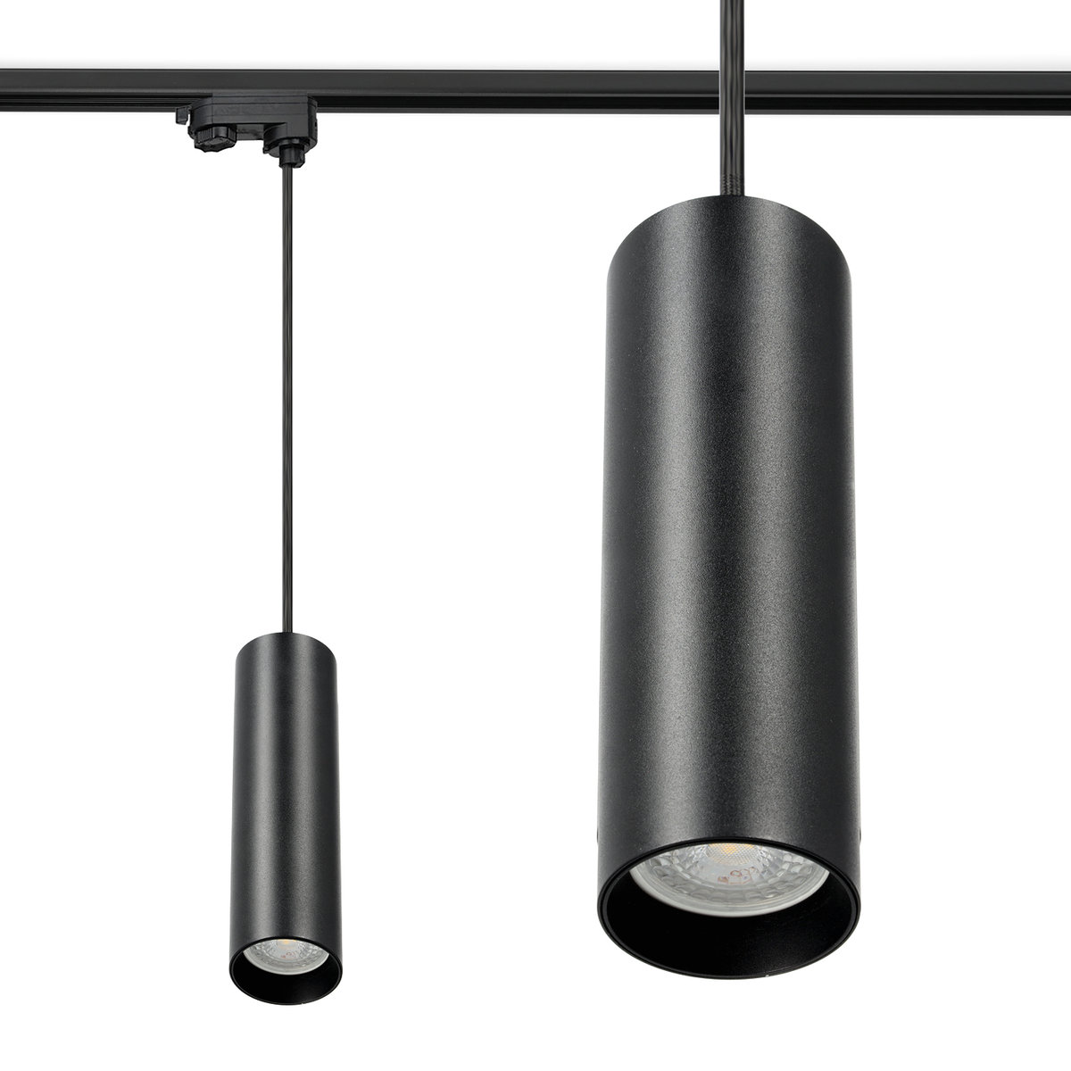 Oprawa Pipe Track Zwis Czarny 1xGU10 3-obwodowy