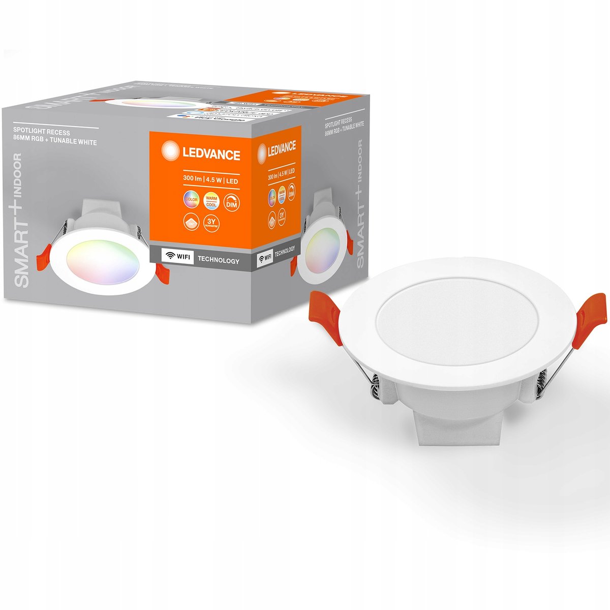 Oprawa Podtynkowa Panel LED SPOT 4,5W RGB CCT 8,6cm SMART+ WIFI ...