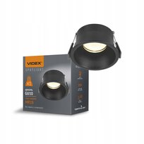 Oprawa SPF09R na GU10 okrągła - Czarna