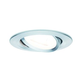 Oprawa wbudowana Nova ruchoma LED 3-st ściemnianie 1x6,5W 230V GU10 51mm Aluminium (PL93468) - PAULMANN - Inna producent