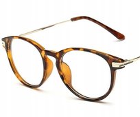OPRAWKI OKULARY kujonki PANTERKA CZARNE LUB BRĄZ KOREKCYJNE od -0.5 do -6