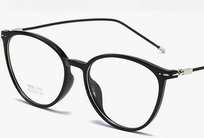 Oprawki okulary minusy kocie kujonki korekcyjne czarne od -0.5 do -6