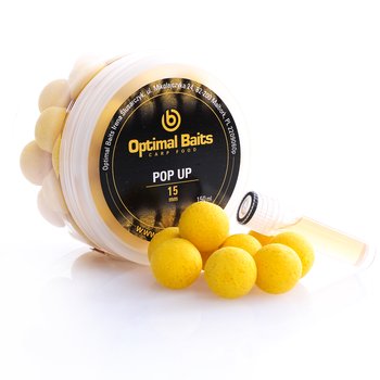 Optimal Baits Kulki proteinowe pływające Pop Up KUKURYDZA 15mm - Inna marka