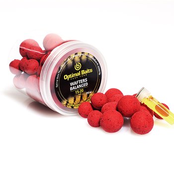 Optimal Baits Kulki Proteinowe Wafters Truskawka 15-20Mm - Inna marka