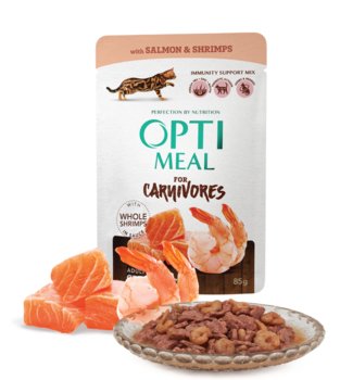 Optimeal Carnivores  Łosoś i kreweki 85g - Optimeal