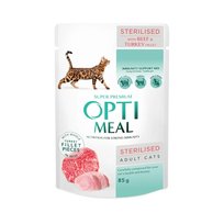 Optimeal Sterilised Wołowina z indykiem 85g