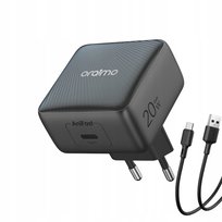 Oraimo ładowarka sieciowa 20 Chic Czarna GaN 20W kabel USB-C