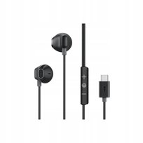 Oraimo słuchawki douszne przewodowe Halo Airy czarne USB-C