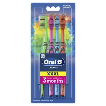 Oral-B Color Collection, Manualna szczoteczka do zębów, 4 szt. - Oral-B