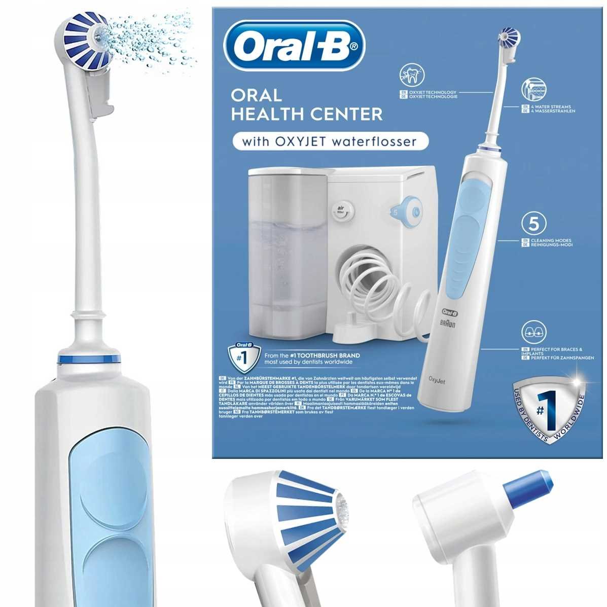 Oral−B D6015255XP Oral-B Irygator Dentystyczny Do Zębów Oxyjet Nowy Model 2