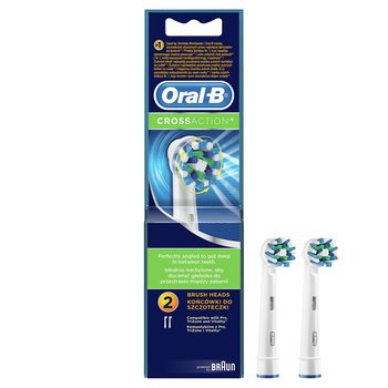 Oral-B, Końcówka do szczoteczki, Oral-B Crossaction Eb50, 2 szt. - Oral-B