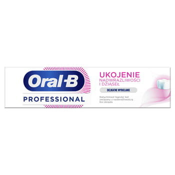 Oral-B, Professional Ukojenie Nadwrażliwości I Dziąseł, Delikatne Wybielanie, Pasta Do Zębów, 75 ml - Oral-B