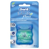 Oral-B, Satin Floss, Nić dentystyczna, miętowa, 25 m