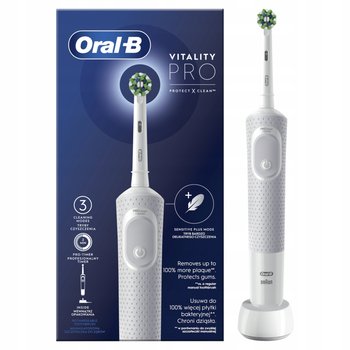 ORAL-B, Szczoteczka elektryczna Vitality PRO D103 Protect X Clean, biała - Oral-B