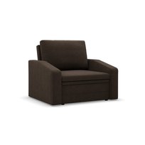 ORBIT - Fotel rozkładany z funkcją spania, Pojemnik na pościel, Szerokość 80cm, Brązowy