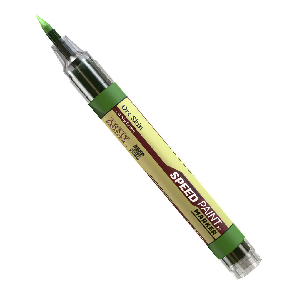 What is the best speed paint color for Ork skin in 40k