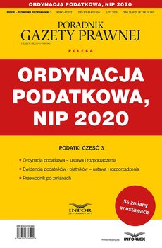 Ordynacja podatkowa, NIP 2020 - Opracowanie zbiorowe