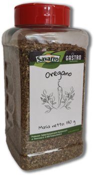 Oregano suszone otarte Savarro Gastro Professional - słoik 140 g - Inna marka