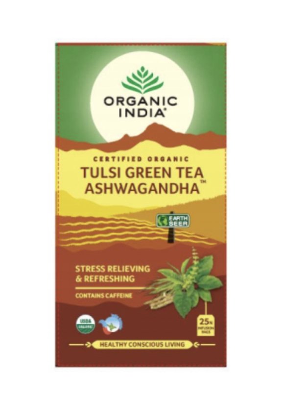 Organic India-Tulsi Ashwaganda Zielona Herbata - Inny Producent | Sklep ...