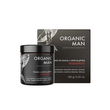 Organic Life, Man, maska z glinką zieloną, 100 g - Organic Life