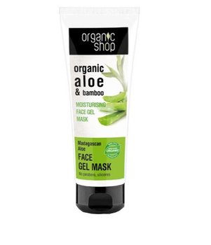 Organic Shop, maska do twarzy żelowa Aloes i Bambus, 75 ml - Organic Shop