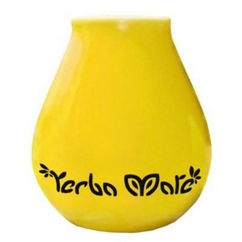 Organic Yerba Mate, Matero ceramiczne, 350 ml - ORGANIC MATE GREEN