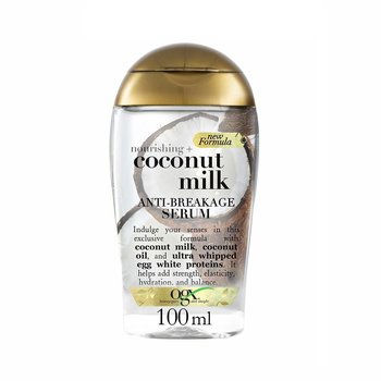 Organix, Koskos, Nourishing + Coconut Milk Anti-Breakage, serum odżywcze serum wzmacniające włosy, 100 ml - Organix