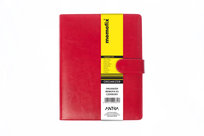 Organizer 2026 tygodniowy A5, Memofix czerwony