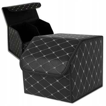 Organizer do bagażnika samochodowego ekoskóra kuferek pojemnik pikowany - Inny producent