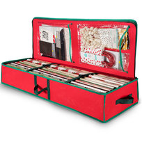 Organizer Do Przechowywania Papieru Ozdobnego Dekoracji  Czerwony