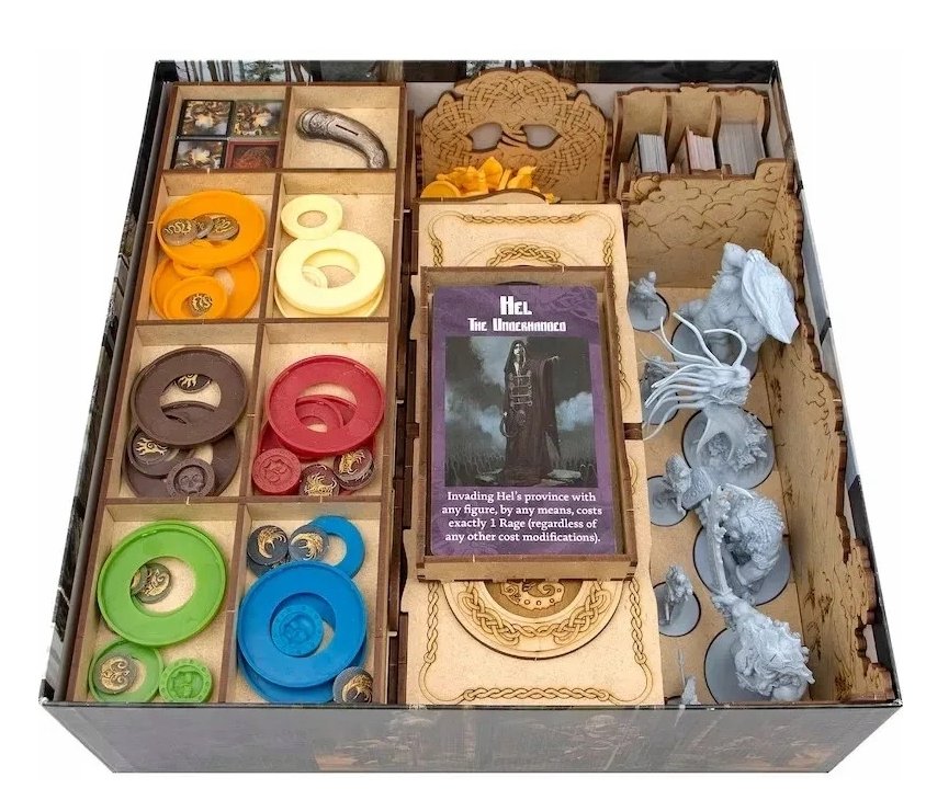 Blood Rage Insert Organizer insert do gry Blood Rage ze wszystkimi dodatkami - Inna marka ...