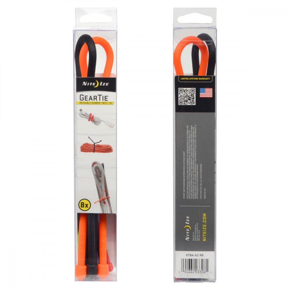 Organizer kabli NITE IZE Gear Tie Original, 8 szt.