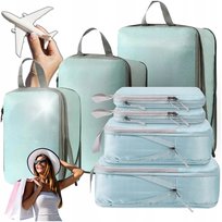 Organizer Kompresyjny Do Pakowania Walizki Podróżne Torby Zestaw 3 Szt