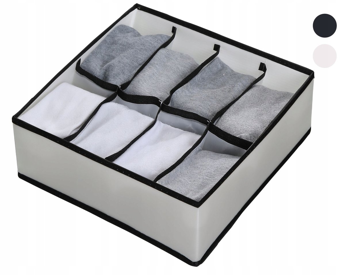 inna (Inny) Inna (Inny) Organizer Na Bieliznę Skarpetki Segregator Do Szuflad Pojemnik 8 Przegródek