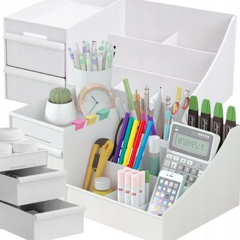 Organizer Na Biurko Duży Przybornik Biurkowy Szufladka A4 Szuflada Do Biura - Eddcom