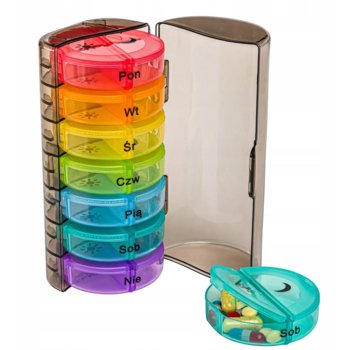 Organizer na leki tabletki pudełko kasetka pojemnik 7 dni - Inna marka