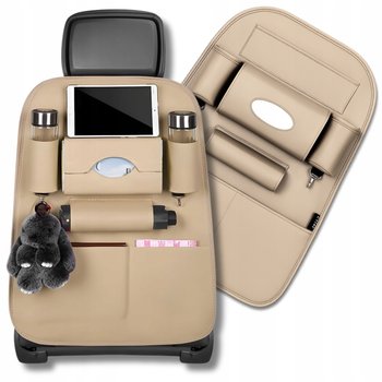 Organizer na oparcie do auta z kieszeniami uchwytami na kubek i haczykami - Inny producent