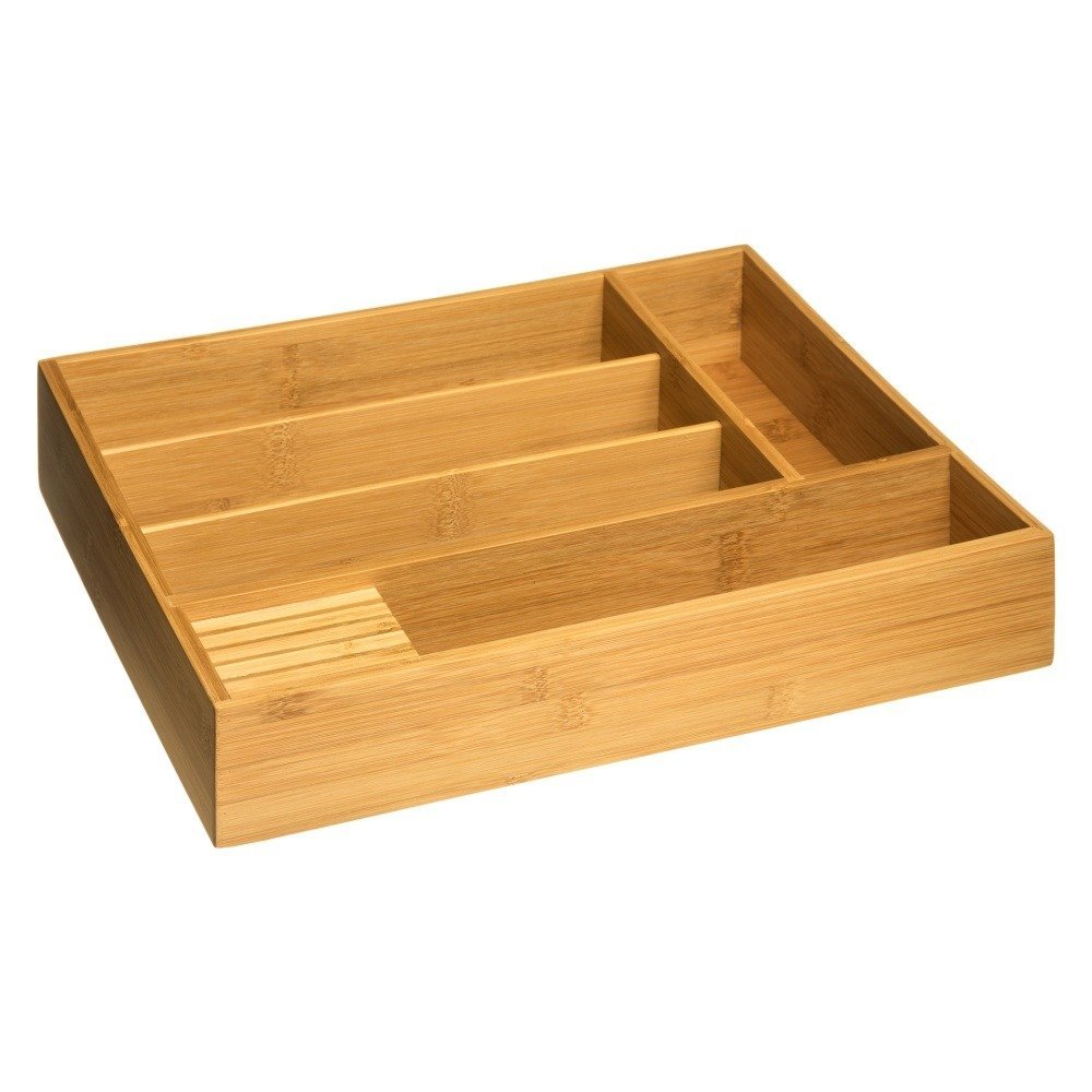 Organizer na sztućce, brązowy, 38x28 cm