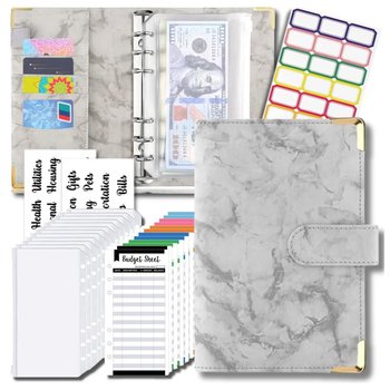 Organizer notes planer budżetowy segregator finansowy zestaw szary - Inna marka