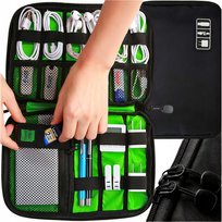 Organizer podróżny kable usb ładowarki torba etui MODEUS