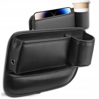 Organizer samochodowy do szczeliny między siedzeniami z uchwytem na kubek