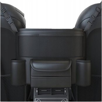 Organizer Samochodowy Między Przednie Siedzenia Na Napoje Chusteczki Czarny - Inny producent