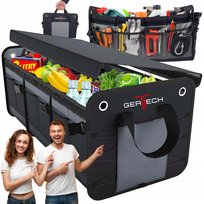 Organizer Samochodowy na Narzędzia Pojemnik do Bagażnika ANTYPOŚLIZGOWY organizer na zakupy ,kufer na narzędzia