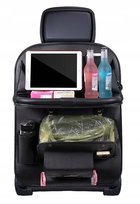 ORGANIZER Samochodowy STOLIK EkóSkóra TABLET KUBEK CHUSTECZKI dla DZIECI XL