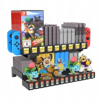 Organizer / Stojak Na Gry Game Boy / Snes / N64 / Nes / Fc / Sfc / Hvc-mr / Nds3 / 3ds I Konsolę Do Nintendo Switch / Switch Oled / Ns198 - Inny producent