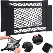 ORGANIZER TORBA SIATKA MOCNA NA RZEP DO BAGAŻNIKA AUTA SAMOCHODU 40x25