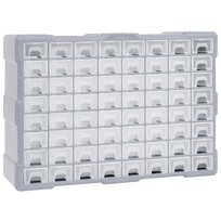 Organizer z 64 szufladkami VIDAXL, 52x16x37,5 cm vidaXL