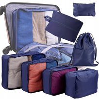 Organizery Podróżne Do Walizki Na Ubrania Do Przechowywania Torby Szafy 7 Sztuk